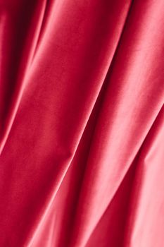 Decoration, branding and surface concept - Abstract pink fabric background, velvet textile material for blinds or curtains, fashion texture and home decor backdrop for luxury interior design brand
