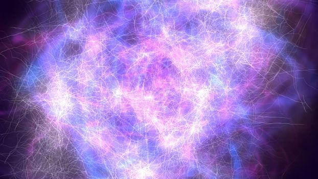 Abstract textured glowing purple electric background