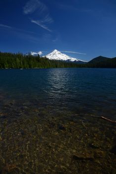 mount hood from lost lake