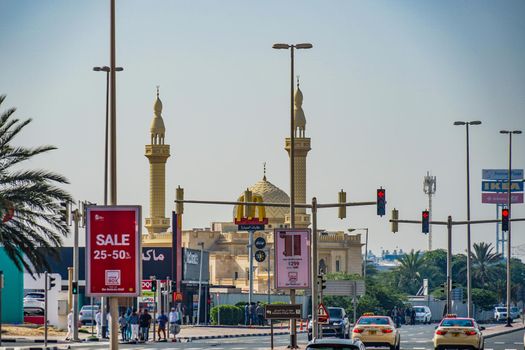 Image of the town of United Arab Emirates and Dubai. Shooting Location: Dubai