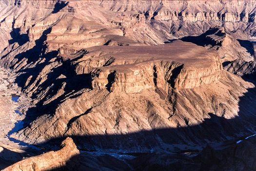 view of fish river canyon, karas, namibia, africa