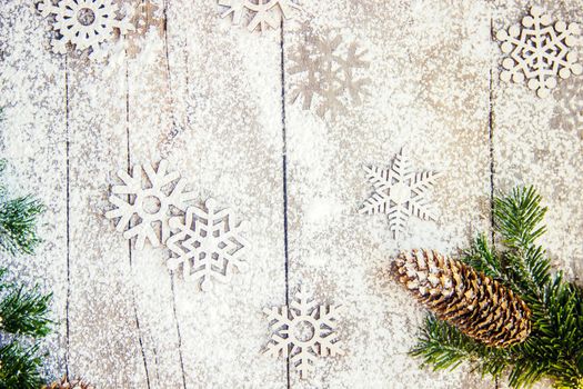 Christmas background. happy New Year. Selective focus Holiday