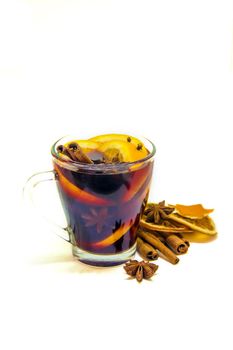 Mulled wine. Selective focus. Food and drink. christmas.