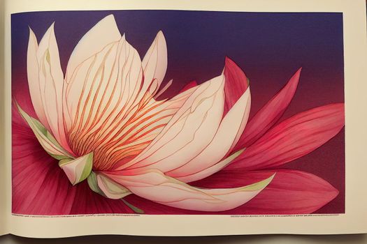 the various flower motifs that are around are beautiful and enchanting. High quality illustration