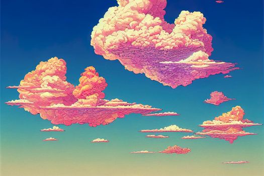 Clouds. High quality illustration