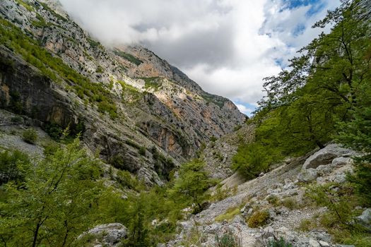 Hike in mountain of Italy province abruzzo