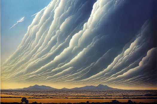 Blue sky.. High quality illustration