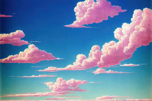 Natural sky beautiful blue and white texture background. High quality illustration