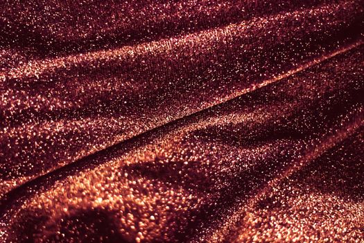 Luxe glowing texture, night club branding and New Years party concept - Red holiday sparkling glitter abstract background, luxury shiny fabric material for glamour design and festive invitation