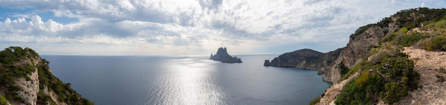 Sunset in Es Vedra from Cap Llentrisca