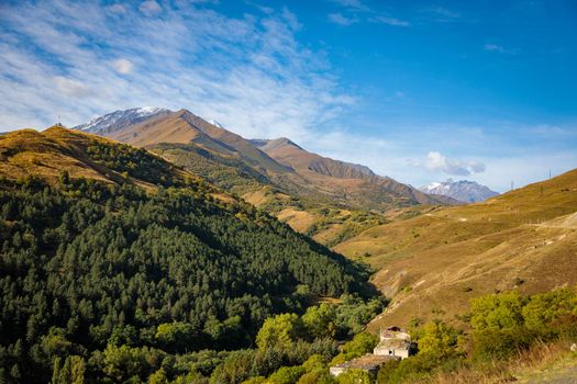 North Caucasus, high mountains of Ossetia