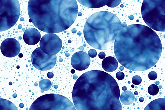 Indigo dyed effect abstract motif textured background. Seamless pattern.. High quality illustration