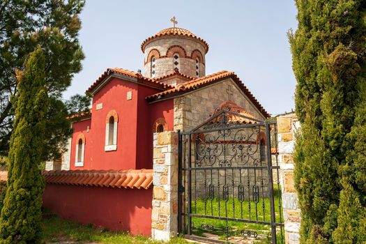 Agiou panteleimonous monastery in Penteli, Greece.