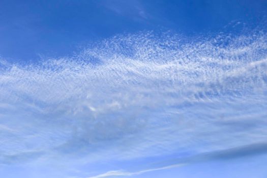 Sky with altocumulus clouds in Spain in summer