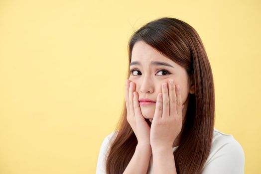 Beauty concept of asian girl. Skin care.