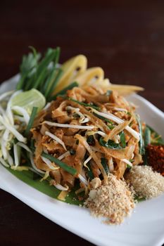 Local Thai food padthai fried noodle