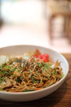 fried noodles japanese style Yakisoba Japanese food