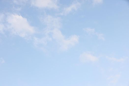 Blue sky and white clouds