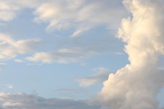 Blue sky and white clouds