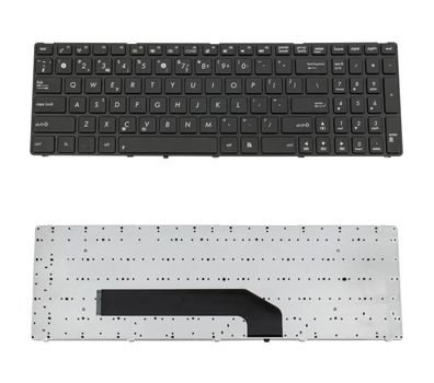 laptop keyboard, spare part for laptop, isolated on white background