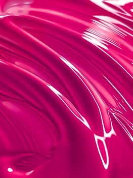 Glossy pink cosmetic texture as beauty make-up product background, cosmetics and luxury makeup brand design concept