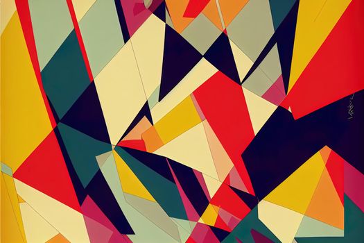 Abstract geometric background. Colorful image.