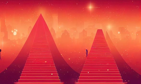 Red Carpet Bollywood Stage Maroon Steps Spot Light Golden Royal Awards Graphics Background Elegant Shine Modern Template Luxury Premium Corporate Abstract Design Template Banner Certificate Dynamic