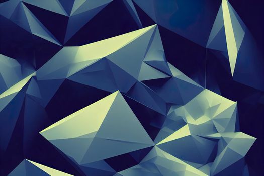 Abstract polygonal space low poly dark background with connecting dots and lines. Connection structure. Science background. Futuristic polygonal background. Triangular background. Wallpaper. Business