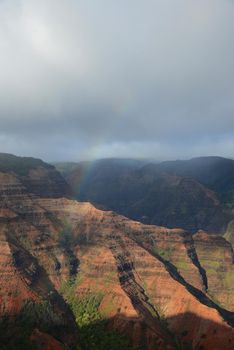 waimea canyon in kauai, hawaii