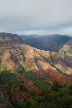 waimea canyon in kauai, hawaii