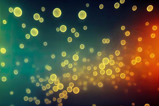 Abstract Clean Particles Background. Bokeh Particles. Loop Animation