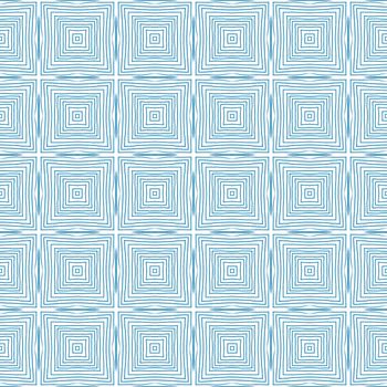 Ethnic hand painted pattern. Blue symmetrical kaleidoscope background. Summer dress ethnic hand painted tile. Textile ready divine print, swimwear fabric, wallpaper, wrapping.