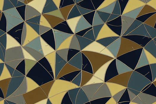 2d seamless pattern Modern stylish texture Repeating geometric tiles with smooth entwined rhombuses