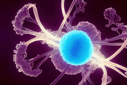 Coronavirus (COVID 19) medical animation. The virus model is realistic.