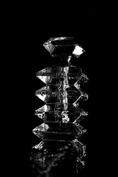 Crystal Glass Splash Product Photography. High quality photo