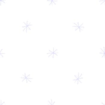 Hand Drawn Snowflakes Christmas Seamless Pattern. Subtle Flying Snow Flakes on chalk snowflakes Background. Alluring chalk handdrawn snow overlay. Captivating holiday season decoration.