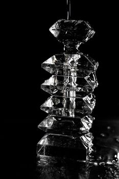 Crystal Glass Splash Product Photography. High quality photo