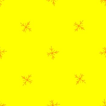 Hand Drawn Snowflakes Christmas Seamless Pattern. Subtle Flying Snow Flakes on chalk snowflakes Background. Attractive chalk handdrawn snow overlay. Eminent holiday season decoration.