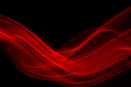 Abstract technology banner design. Digital neon lines on black background. High quality photo