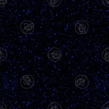 Hand Drawn Snowflakes Christmas Seamless Pattern. Subtle Flying Snow Flakes on chalk snowflakes Background. Actual chalk handdrawn snow overlay. Positive holiday season decoration.