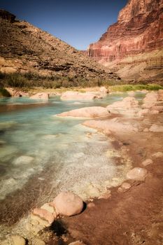Shimmering Turquoise Blue Little Colorado River
