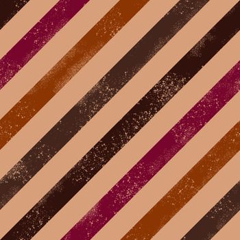 Hand drawn seamless pattern with minimalist lines, stripes striped abstract geometric design. Beige brown red pink print, trendy bold warm colors, creative stroke doodle