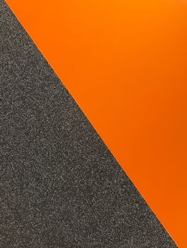 Seamless texture of orange grey cement wall a rough surface, with space for text, for a background. High quality photo