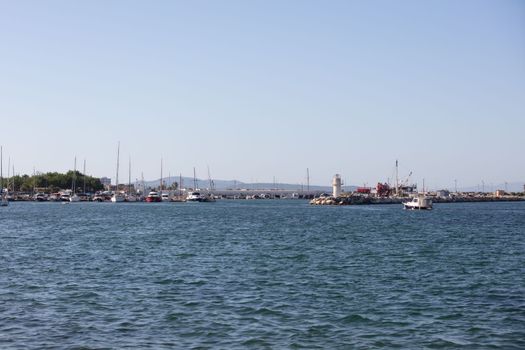 Cesmealti / Urla / Izmir / Turkey, MAY 11, 2020, Views from a small sea town