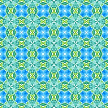 Summer exotic seamless border. Green cute boho chic summer design. Exotic seamless pattern. Textile ready fabulous print, swimwear fabric, wallpaper, wrapping.