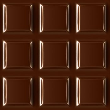 seamless pattern of chocolate. dark milk chocolate bar as background.