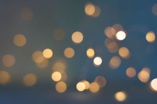 Christmas light background. Holiday glowing backdrop. Defocused Background With Blinking light. Blurred Bokeh. High quality photo