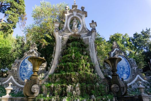 Sculptural composition at Sereia Garden, Coimbra, Portugal