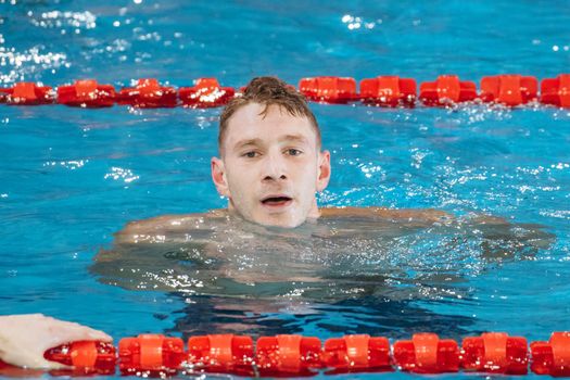 MELBOURNE, AUSTRALIA - DECEMBER 13: Ryan MURPHY (USA) competing in Men's 100m Backstroke semifinal on day one of the 2022 FINA World Short Course Swimming Championships at Melbourne Sports and Aquatic Centre on December 13, 2022 in Melbourne, Australia