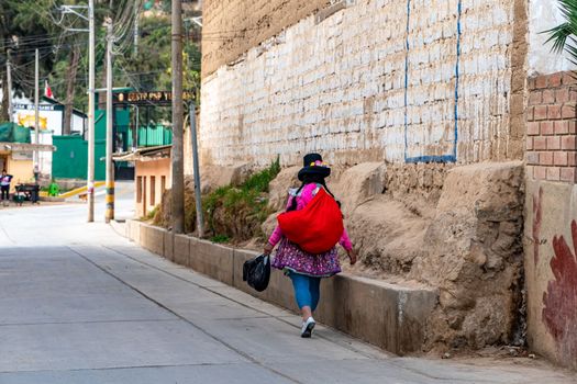 Peru - September 16, 2022: street of a South American city. High quality photo